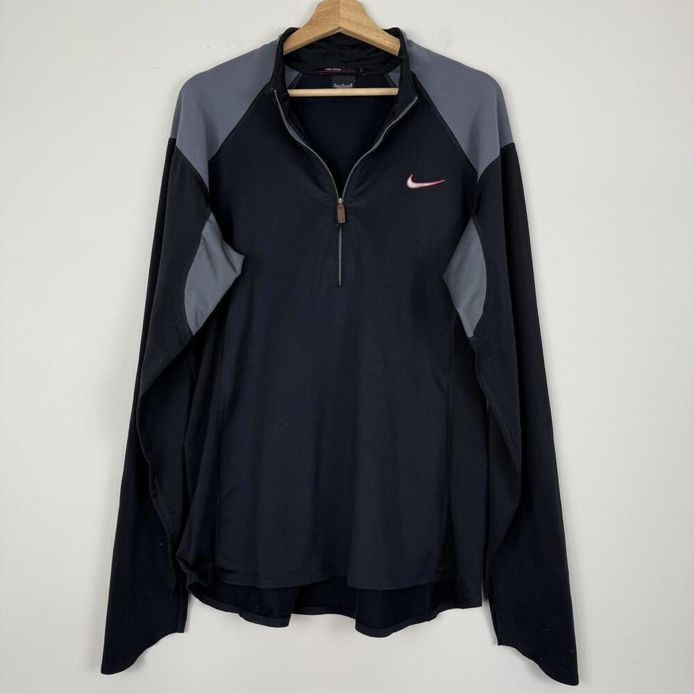 Nike Tiger Woods Collection 1/4 Zip Pullover Men Golf Dri-Fit Performance Sport